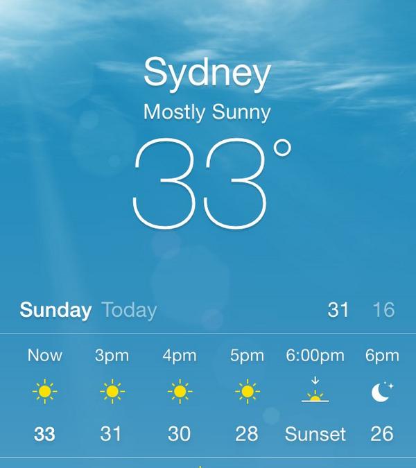 Can't get much better than this.... #sydney you have certainly turned it on...