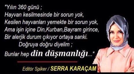 Bunlar hep din düşmanlığı...