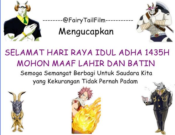 fairytailina_'s tweet photo. Selamat Hari Raya Idul Adha http://t.co/VgGB5Besr1