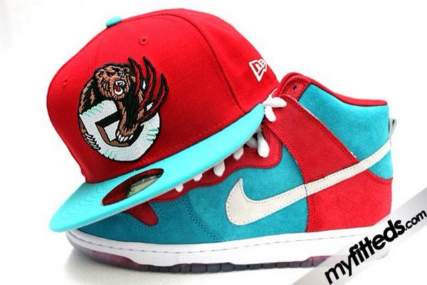HatToMatch's tweet image. #Grizzlies Fitted match these #nike dunks perfectly!!!