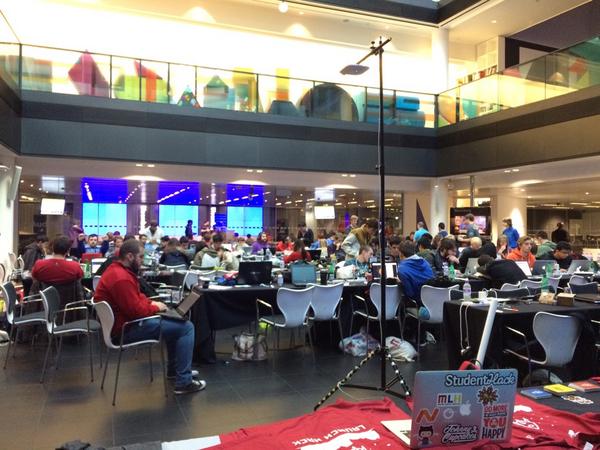 Namecheap's tweet photo. Sunday morning at the MLH London hackathon that we are proud to sponsor #MLHLaunch http://t.co/jP0lkSNE2s