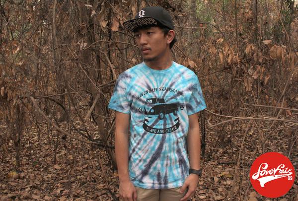 Lovenhate Skateboards 
TieDye"Swirl"Purple and Blue Skate and Create 
Available Size M/L/XL/XXL Order to 082182464840