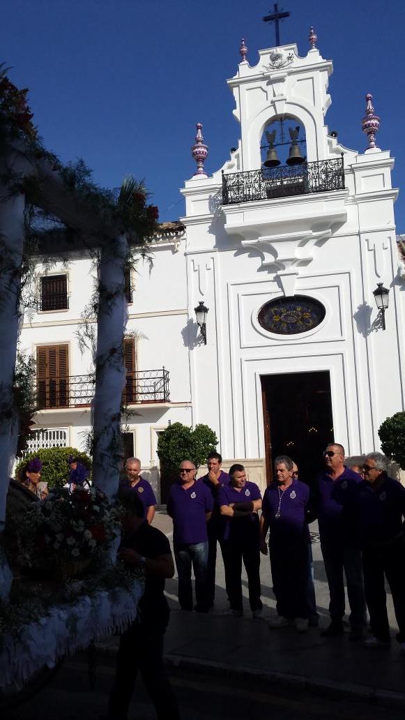 moraosalhgrande's tweet photo. El Cristo de las Agonias a su paso por la ermita de San Sebastián. #Romeria14 http://t.co/1iYCxvI4A2