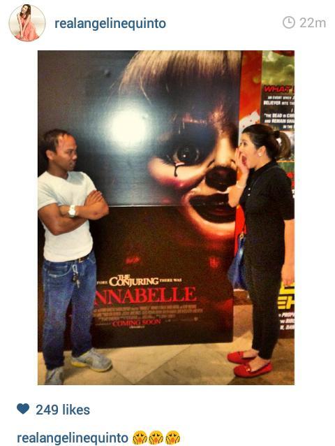AngerikBabies41's tweet photo. Kanino nagulat si @AngelineQuinto? Kay Annabelle o kay Rex? Hahaha! 😱😱😱 http://t.co/2CvklJgfqI