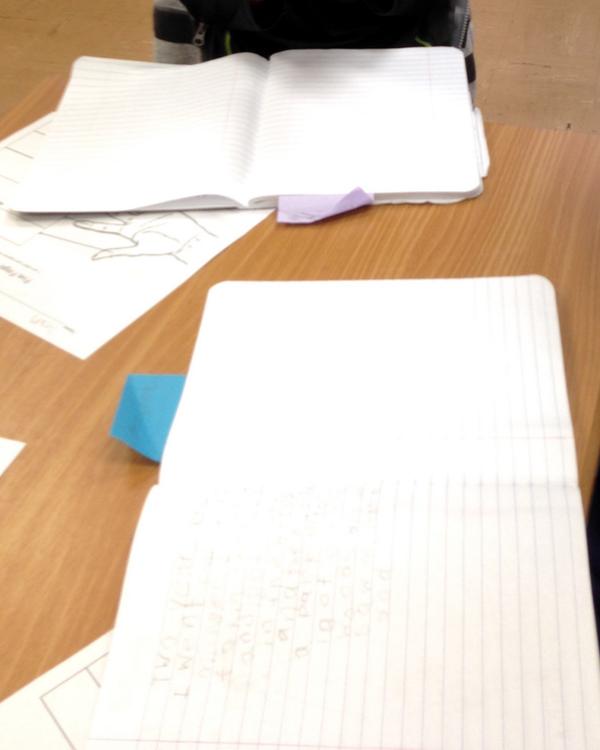 MsPalmersClass's tweet image. Sharing writing idea seeds with writing buddies #writingworkshop #elementarywriting