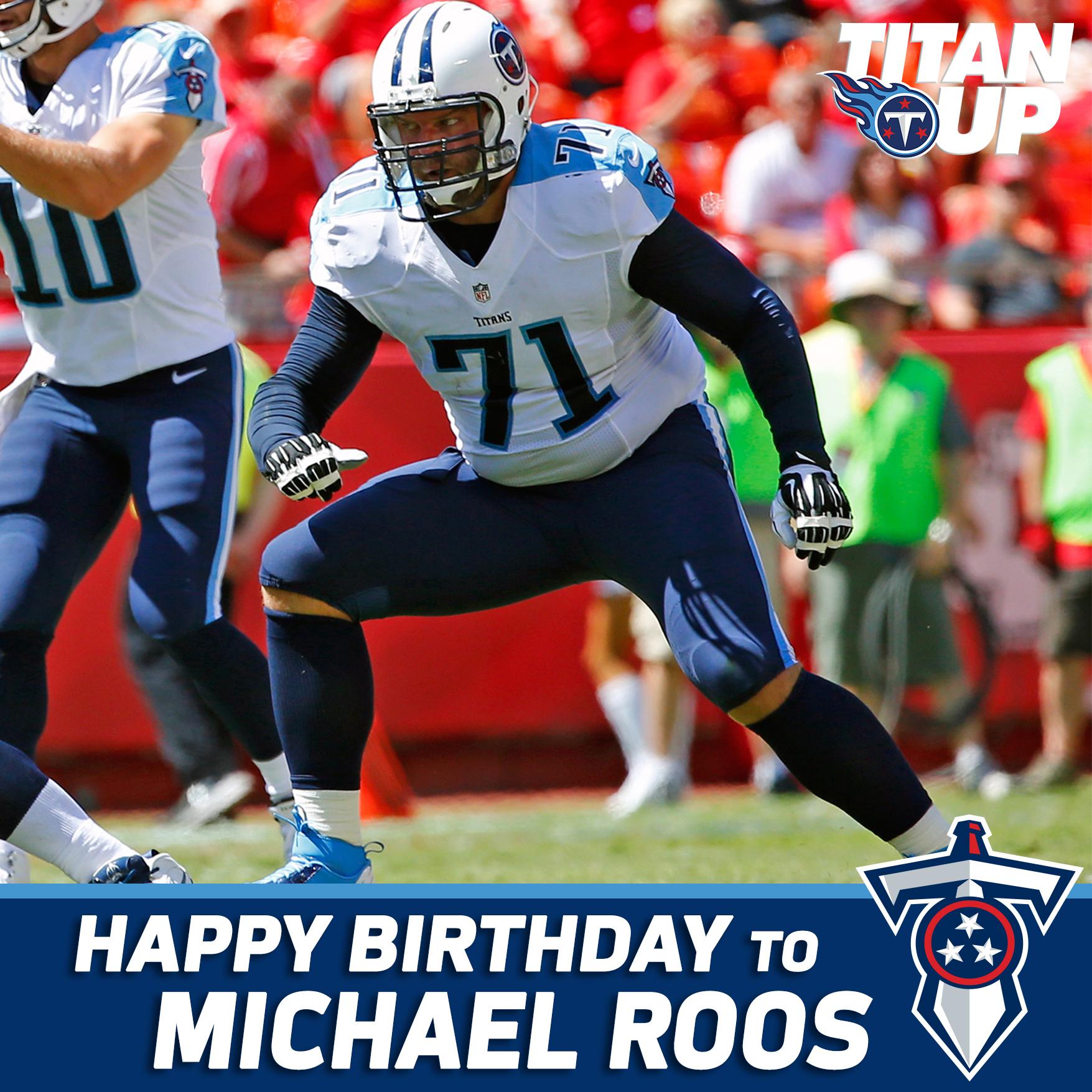 Happy Birthday to tackle Michael Roos! 