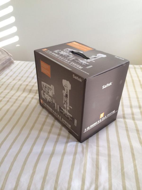 stanfall's tweet image. Look what I got :D #saitek #joystick #hotas #sim