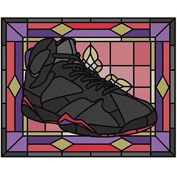 kicksonfire's tweet image. Stained Glass Sneakers by @bonafideicon. #artonfire