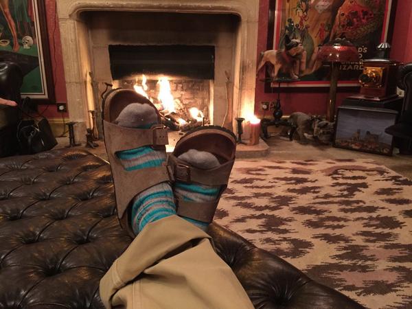 wossy's tweet image. Meanwhile this is my Autumn look. You're welcome.