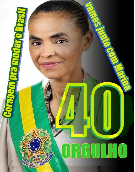 40Presidente's tweet photo. E você? Já Marinou hoje!? Vamos mudar o Brasil. #BrasilMarina40 via @apoio40 #SouMarina40 http://t.co/l45atHVlHP