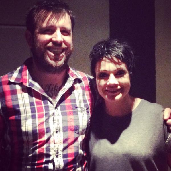 TattsHotel's tweet photo. our events manager @ZedVegas with @SarahMcLeod1 of @The_Superjesus #superjesus #rocknroll @GrillTeam @markMGgeyer http://t.co/Pncv3ahG7U