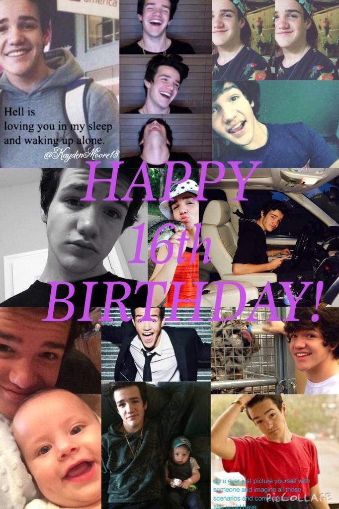 HAPPY BIRTHDAY TO THE ONE AND ONLY AARON CARPENTER!!! I love you  