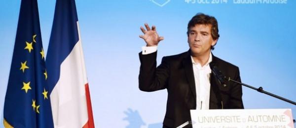 LePoint's tweet photo. Arnaud #Montebourg dénonce la "politique d'austérité" du gouvernement : http://t.co/aHVbkg50Ce #UNIVAM http://t.co/oIlYAxtDne