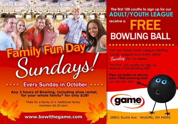 bowlyourfaceoff's tweet photo. Sunday Funday today at Game of Wickliffe! #bowlingwiththefam #memories http://t.co/ys5PLbBbrE