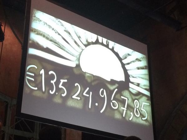 alpedhuzes's tweet photo. Wat een waanzinnig mooi bedrag! Alle deelnemers, supporters, vrijwilligers, sponsoren: enorm bedankt #ad6 #kwf http://t.co/5PkvHJUBJD