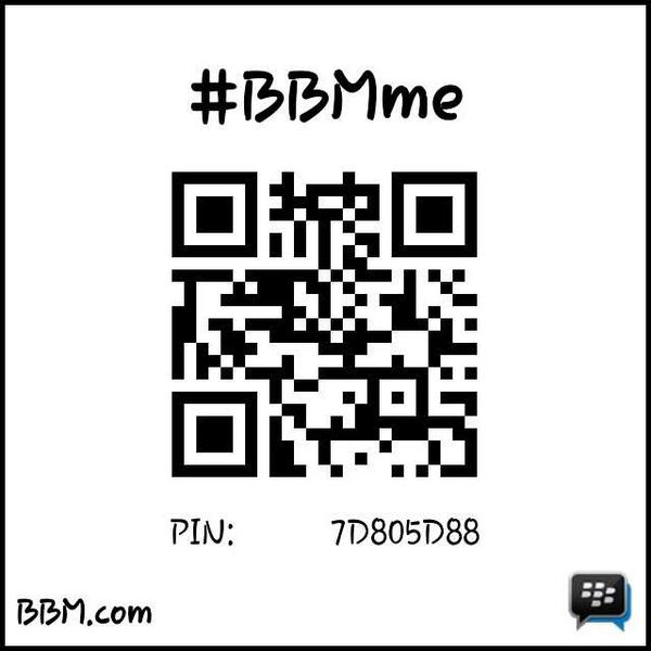 #BBMme PIN: 7D805D88
pin.bbm.com/7D805D88