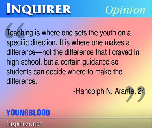 Inq_Opinion's tweet photo. #YoungBlood: Making the difference http://t.co/XlGZSrCPAU http://t.co/FZZmZXtWQc