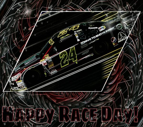 24GordonNation's tweet photo. Happy Race Day @JeffGordonWeb fans! Hoping our man gets win #93 today. #Team24 http://t.co/yK0N1v5v4A