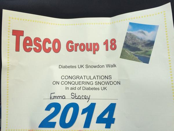 “<a href="/emma_stacey1/">emma stacey</a>: Well done team Rugeley We conquered snowdon! @bean666p <a href="/RuthieB_1973/">Ruth Brown</a> <a href="/18_tesco/">Tesco 18</a> ”Well Done to you all!