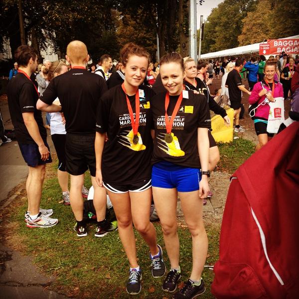 SarahMPowell's tweet image. Cardiff half done #buggered @NaomiGeorgex