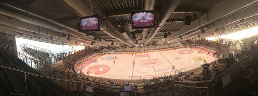 Der obligatorische Blick in die Halle zum Spiel Vienna Capitals vs. Graz 99ers – Foto: © Sportreport Vienna Capitals, Graz 99ers