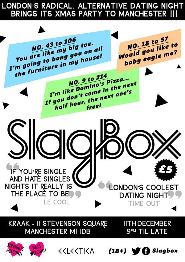 EclecticaProj's tweet photo. @Stage_Surfing HELLO, ITALY/LONDON! 11 DEC is SLAGBOX XMAS ALT-DATING DJ CLUBNIGHT in #MCR! http://t.co/nvRX0GvDsP http://t.co/7UW4MxjQXd