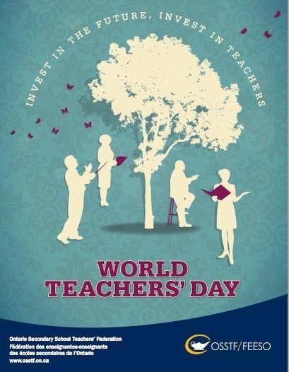 RossGalbraith's tweet photo. To the many teachers who've taught me &amp; the members of my family, Happy World Teachers Day!  THANK YOU! http://t.co/meGSH5KZZg