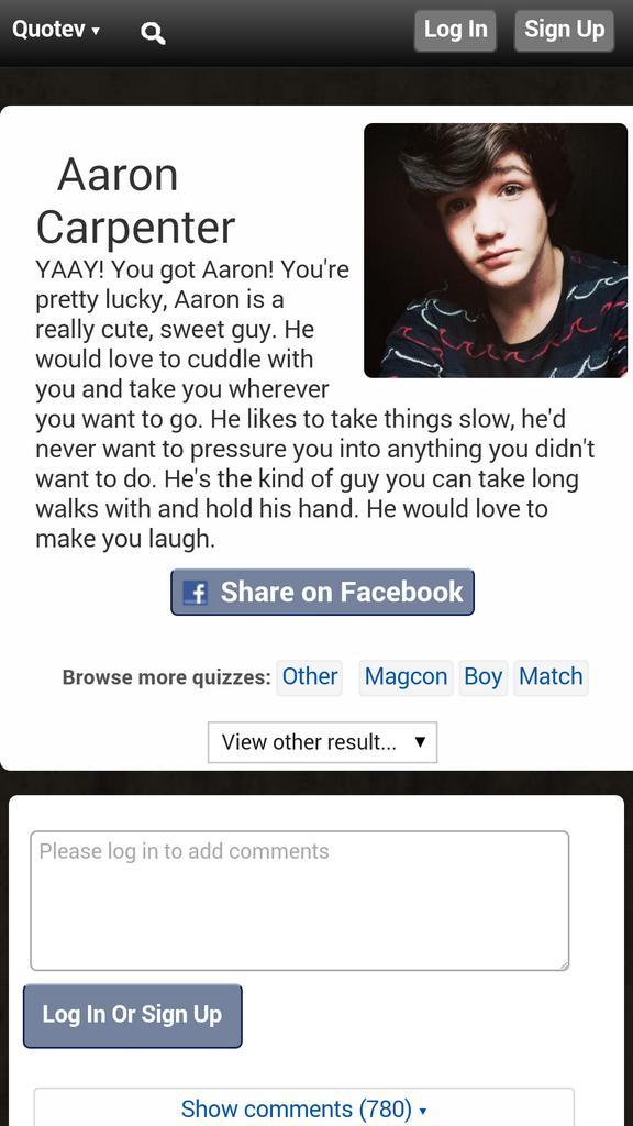  HAPPY BIRTHDAY Aaron Carpenter ^3^ HAVE THE best day of ur life          