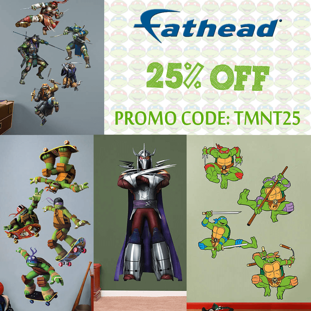 TMNT on Twitter "Fathead Sale for October!!! PROMO CODE TMNT25 Click