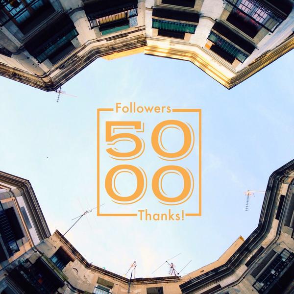 InOutBCN's tweet photo. #5000gracias #5000thanks #5000grazie #5000obrigados #5000Danke #5000merci!!! http://t.co/6R0IZSKslC