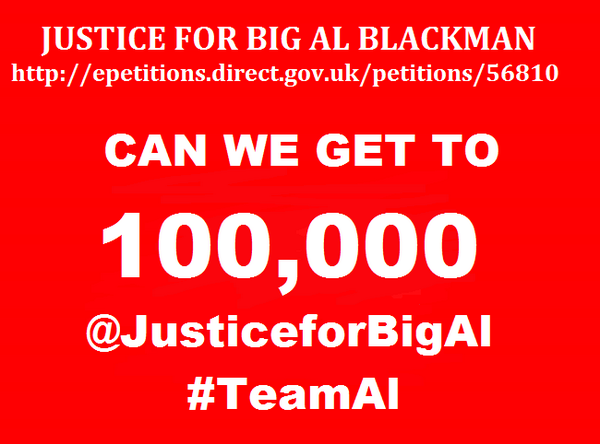 Rothwelllad001's tweet photo. #athletetracker Please Sign
http://t.co/3I44Tk50I7 #justiceforBigAl we need 340 signatures for our next milestone 85k http://t.co/7Kw10hKqQZ
