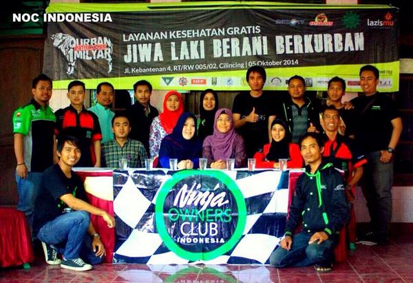 SatriaBlack's tweet photo. Qurban with @ExtraJossFans @ninjaownersclub #ExtrajossQurban1M   www.noc.or,id http://t.co/tbEF7sRv1S