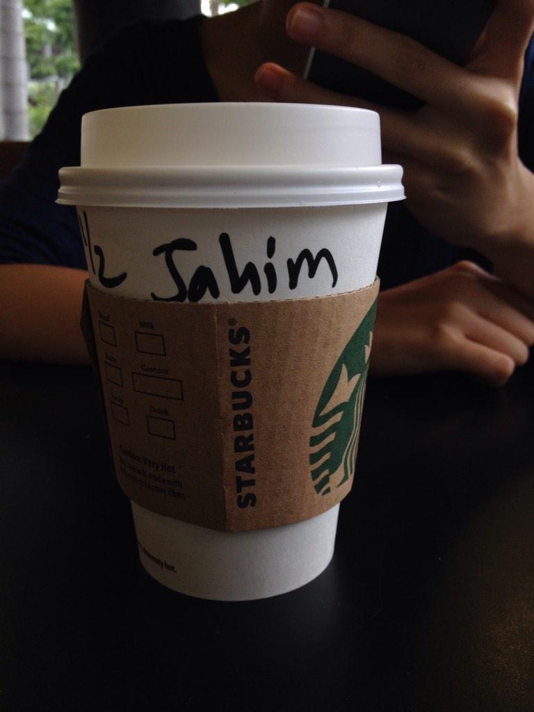 Yours truly, Jahim!