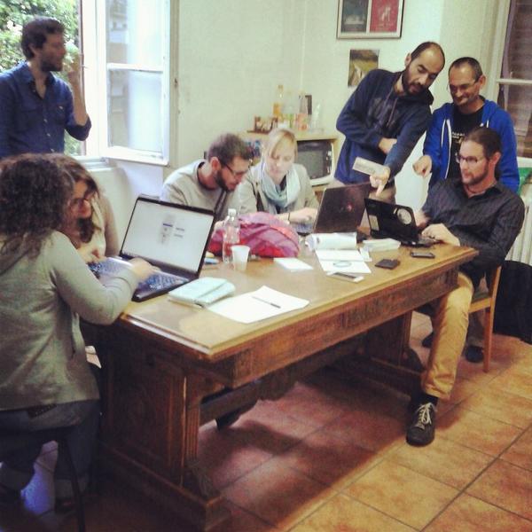 cortisonici's tweet photo. cortisonici al lavoro sui testi del festival #fallbreak 5 8 novembre #varese @Cinequanonit @FilmStudio90 http://t.co/V2UNUeExT0