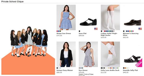 chris lilley fans on twitter american apparel have based halloween costumes on jamie private school girl chrislilley httptcodmkewwljnm