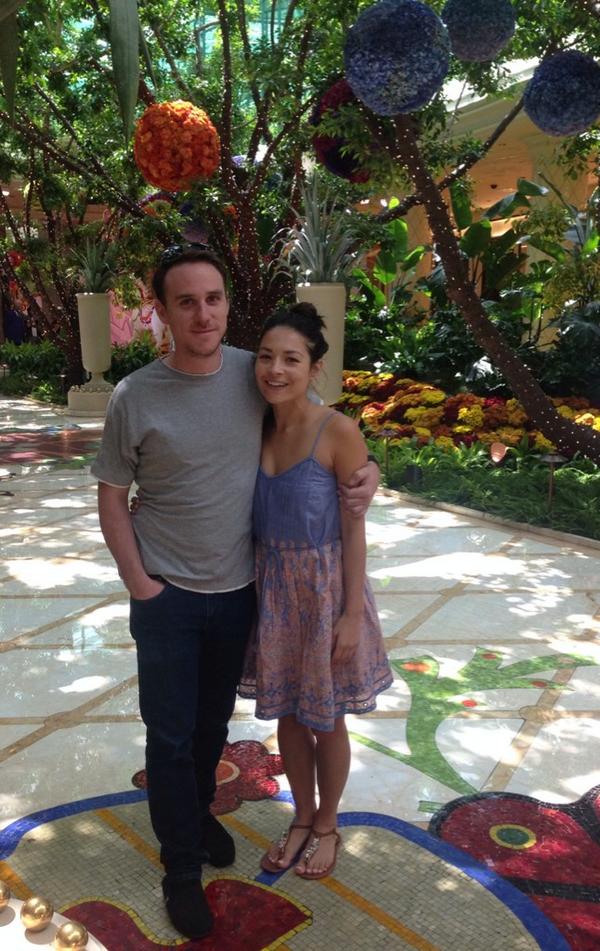 Mortzo's tweet image. Me and @JoRanee posing in one of our favorite #Vegas spots #thewynn  Mmmmmmmmmmmm Buffet on my mind!