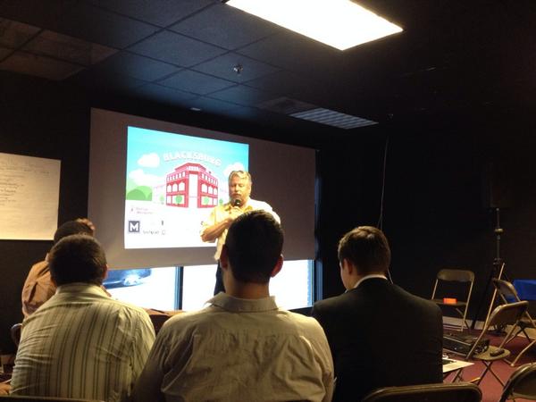 Here we go!! Good luck and we all did awesome! #swbva14 <a href="/StartupBVA/">Startup Blacksburg</a> #StartupWeekend