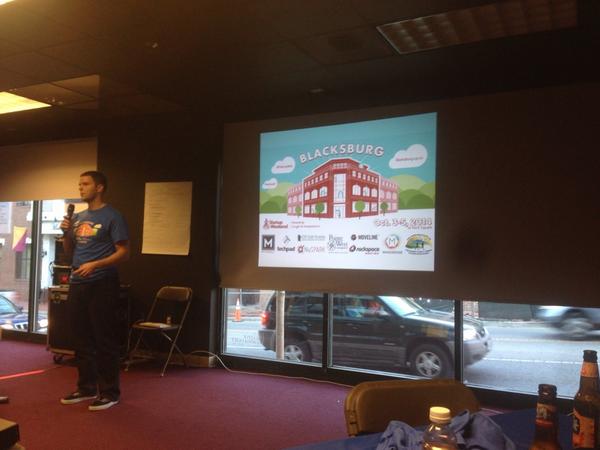 <a href="/bobs/">Bob Summers</a> <a href="/StartupBVA/">Startup Blacksburg</a> <a href="/dcvcjen/">Jennifer O’Daniel</a> @juanarena <a href="/zcwilliams/">Zach Williams</a> <a href="/montgomeryva/">Montgomery County, VA</a> great job this weekend Charlie!