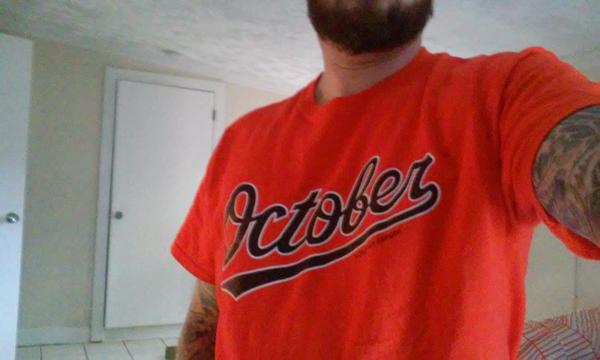 I have on my lucky Os shirt, was at game 2 and hasnt been washed #provenScience