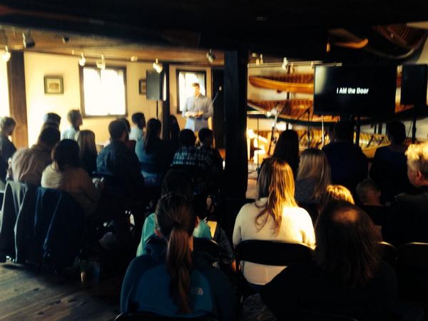 MitchPinion's tweet photo. What a great morning worshipping @RivertownVT as we continued through 'Jesus according to Jesus' http://t.co/zdRF9VXfyi