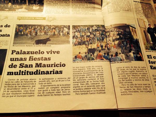ATLaMaroma's tweet photo. @AbteBenavente salimos en el periódico @mardecampos http://t.co/sVSYuyFEqd