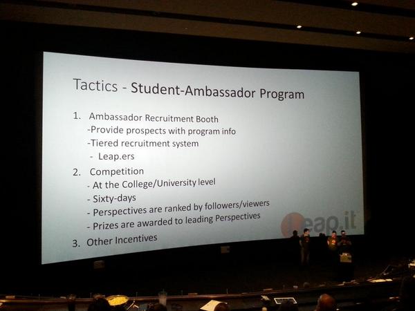 leapit's tweet photo. #Recruiting #student #Leapers may be coming to a #college campus near you #FindPerspective #MECAChallenge #TechKC http://t.co/cHQoYINLYy