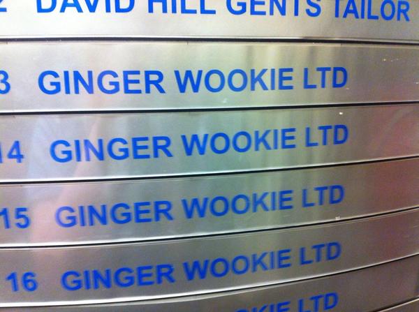 Chewbacca works in the same building as our studio it seems....