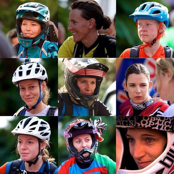 BiciLive's tweet photo. The strongest #enduro #girlriders of the world at #EWS #FinaleLigure #bicilive some of my shots! http://t.co/UDInduYX9r