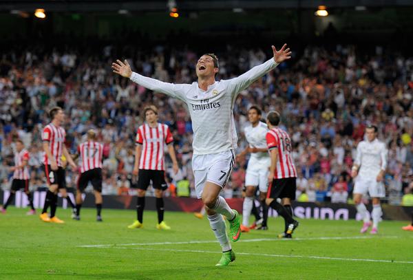SkySportsNews's tweet photo. Cristiano Ronaldo has scored three hat-tricks in his last four La Liga appearances. We'll have those goals this hour. http://t.co/NTS5QVHVnt