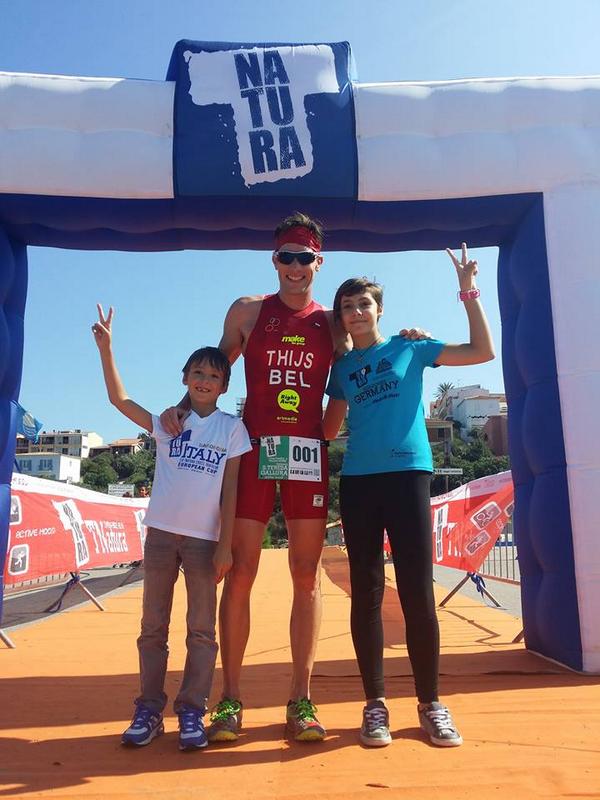 JimThijs's tweet photo. So happy to win the @TNATURAEVENTS Santa Teresa Cross Triathlon in Sardegna :)  @OakleySports @RedBullBe http://t.co/dGdlelgIGH