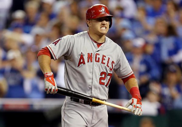 Mike Trout homered in Game 3, but it was not nearly enough to keep them alive. (@SportsCenter/Twitter) Mike Trout homered in Game 3, but it was not nearly enough to keep them alive. (@SportsCenter/Twitter)