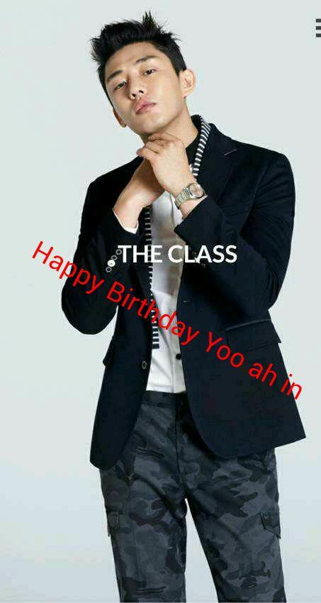 Happy Birthday Yoo ah in 