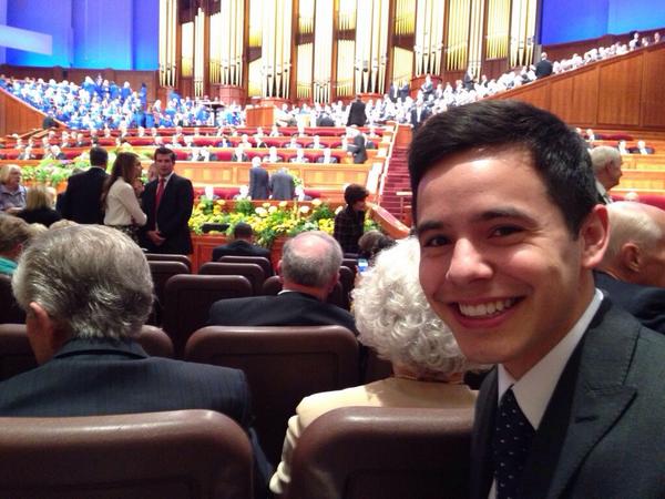 DavidArchie's tweet photo. “May we be faithful followers of Christ, examples of righteousness, thus becoming lights to the world." #ldsconf http://t.co/VW9vCjk0wk