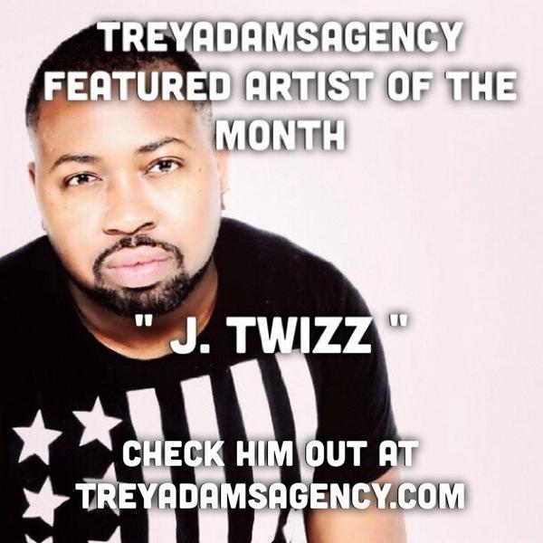 TreyAdamsAgency's tweet photo. Check out out Ft artist of the month @thrrealjtwizz #Singers #songwriter #Producers #SuperSoulSunday http://t.co/cpm4vH0SYy